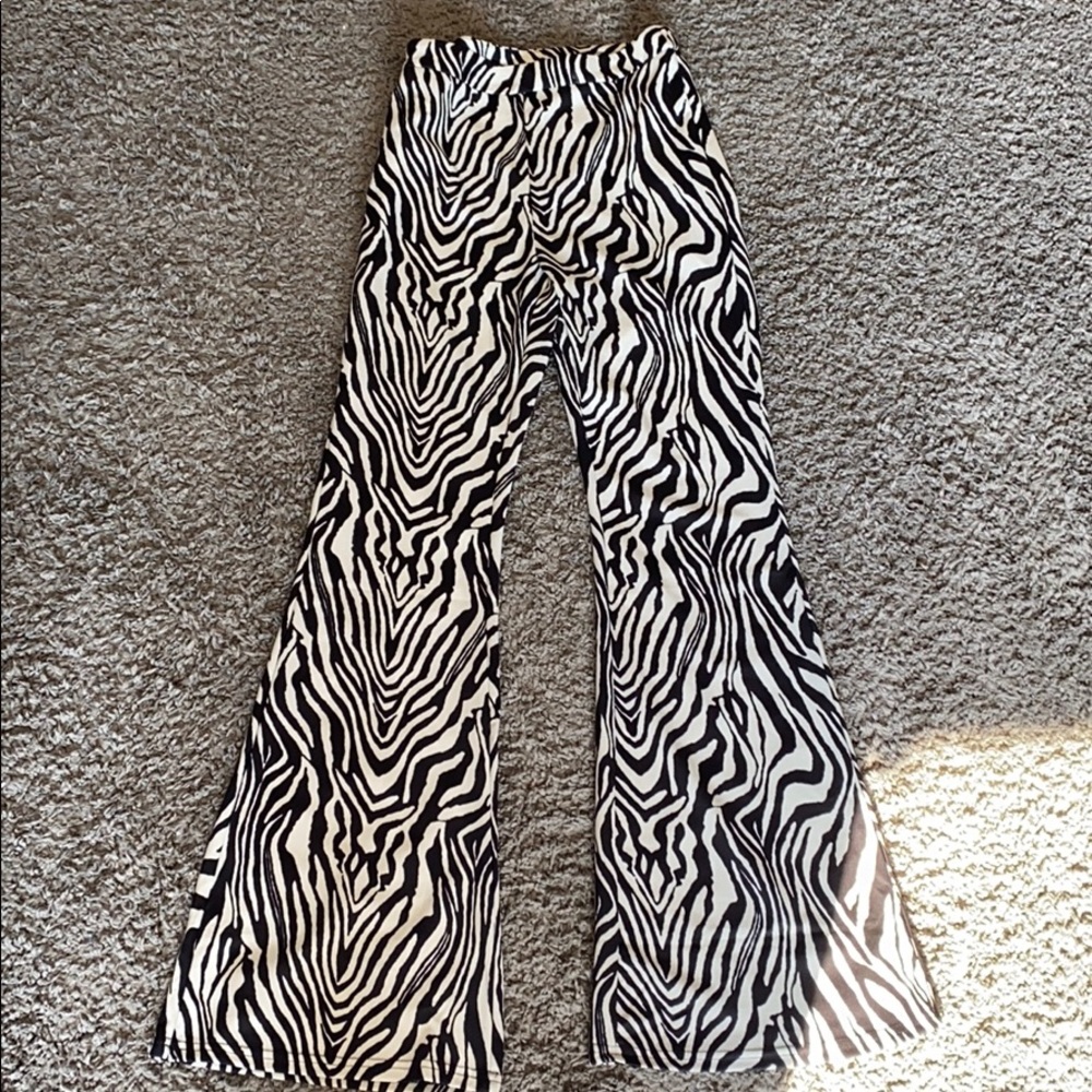 zebra print shein pants